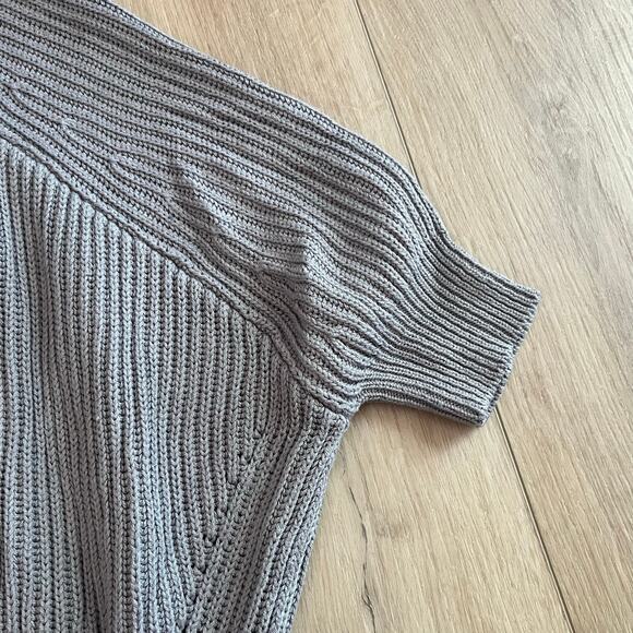 Workshop Women's Gray Dolman Knit Sweater Size Small - Picture 6 of 8